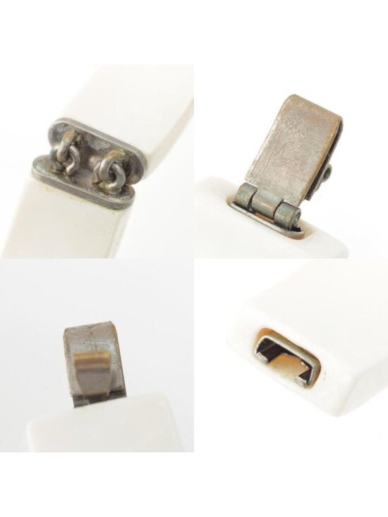 Chanel Plastic Logo Bracelet White - Picture 10 of 10